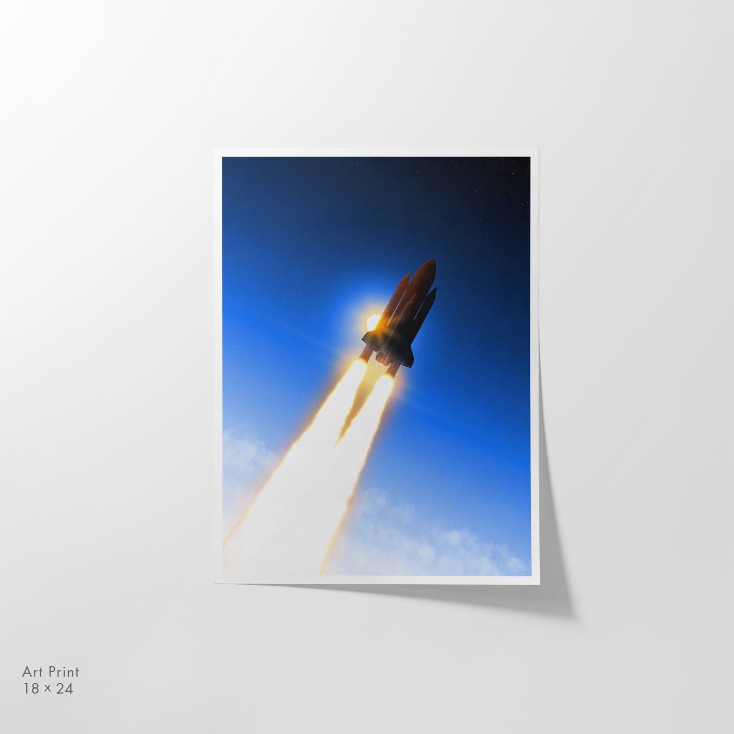 Space Shuttle Print Out